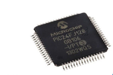 PIC24FJ128GB106-I/PT PIC24FJ128GB106 माइक्रोकंट्रोलर MCU IC माइक्रोचिप फ्लैश 8 बिट